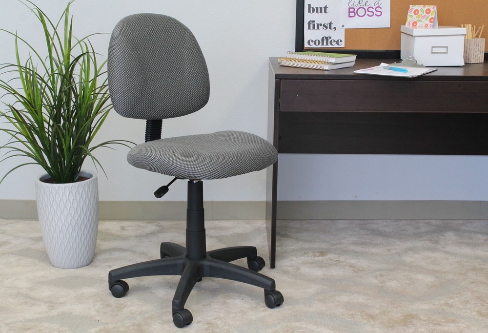 Beyond Basics Adjustable Office Task Chair without Arms Multiple Colors