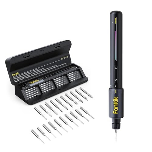 K2 Nano Power Drill, Mini Precision Drill, Hand Drill, 20 Drill Bits, 800mAh