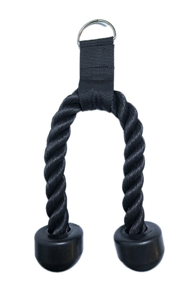 TKO 18” Tricep Rope Cable Attachment Pulldown Heavy Duty Long Nylon Rope