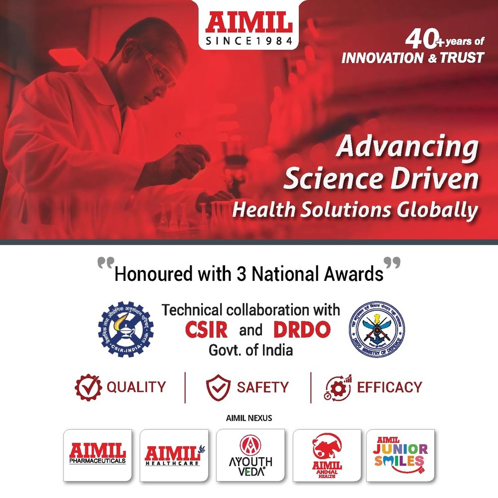 AIMIL BGR-34 Herbal Tablets | 100 Tablets (Pack of 3)