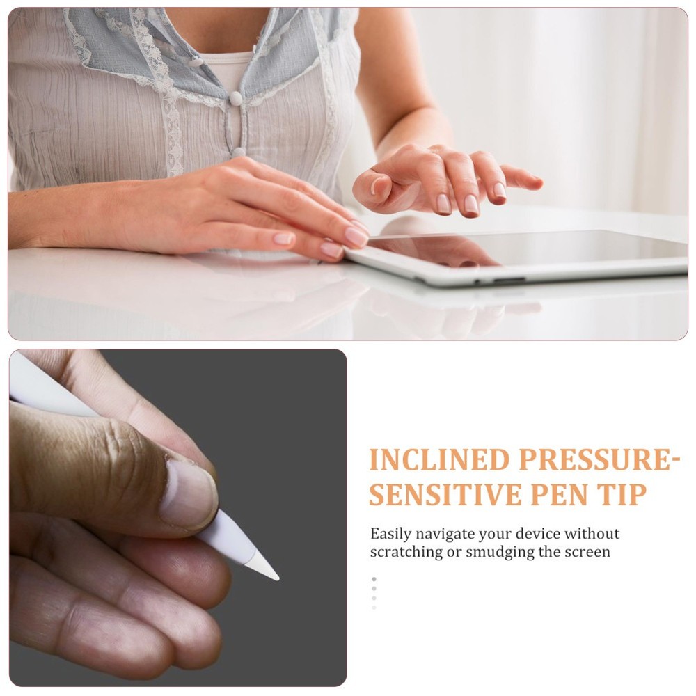 2Pcs Practical Capacitive Stylus Pen Alternative Tips Replaceable Pen Tips