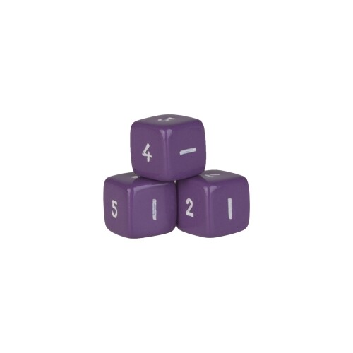 6-seitiger Dés - Hexaèdre - W6 - Violet