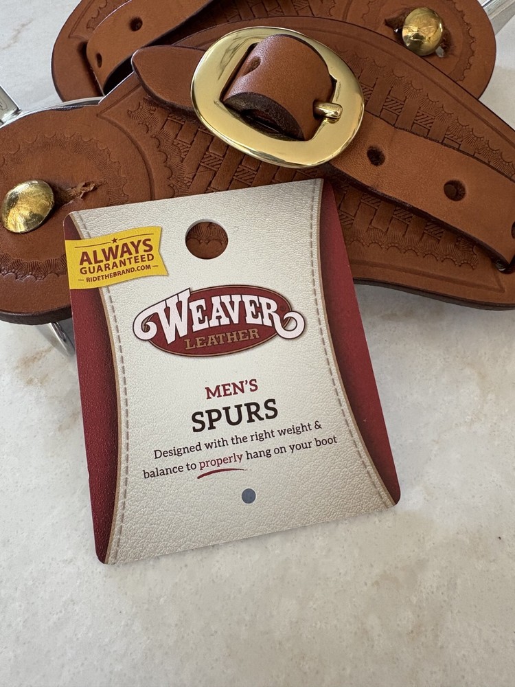 New Weaver cowboy spurs