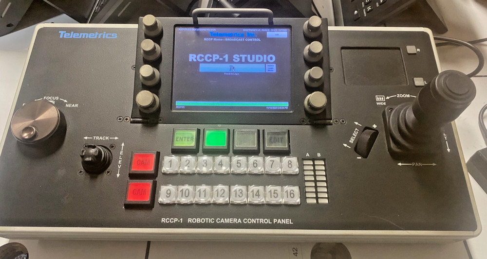 TELEMETRICS : RCCP-1 : Robotic Camera Control Panel : RCCP1 : PTZ