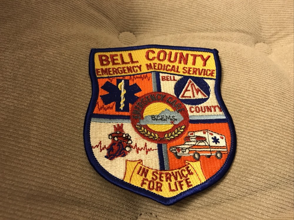 Bell County Emergency Medical Services Patch    ***NEW***