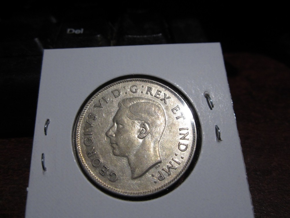 1943 ND - Canada Silver half dollar - Canadian 50 cent