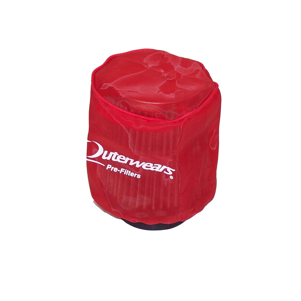 Outerwear Pre-Filter, 3.5 Round, 4 Tall, Red Dunebuggy & VW