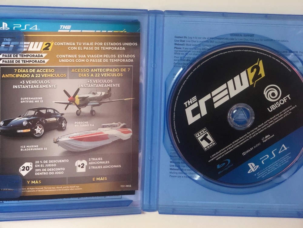 The Crew 2 (PS4 game)/Slighty used