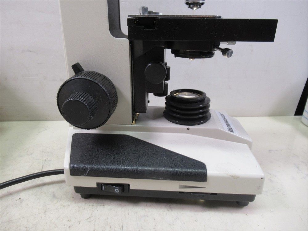 Fisher Scientific Micromaster Binocular Microscope 12-561-4B 4 Objective Lenses