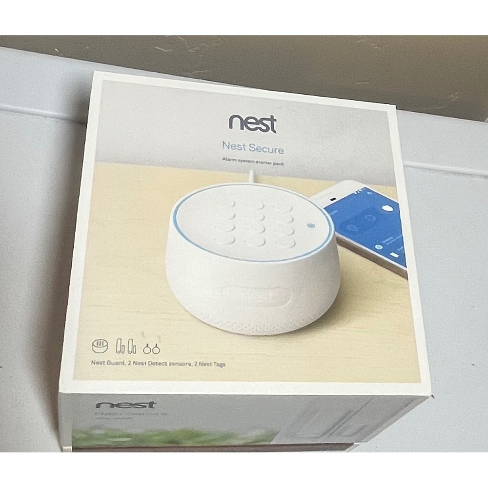 Nest Secure Alarm System Starter Pack Guard Detect Tags New