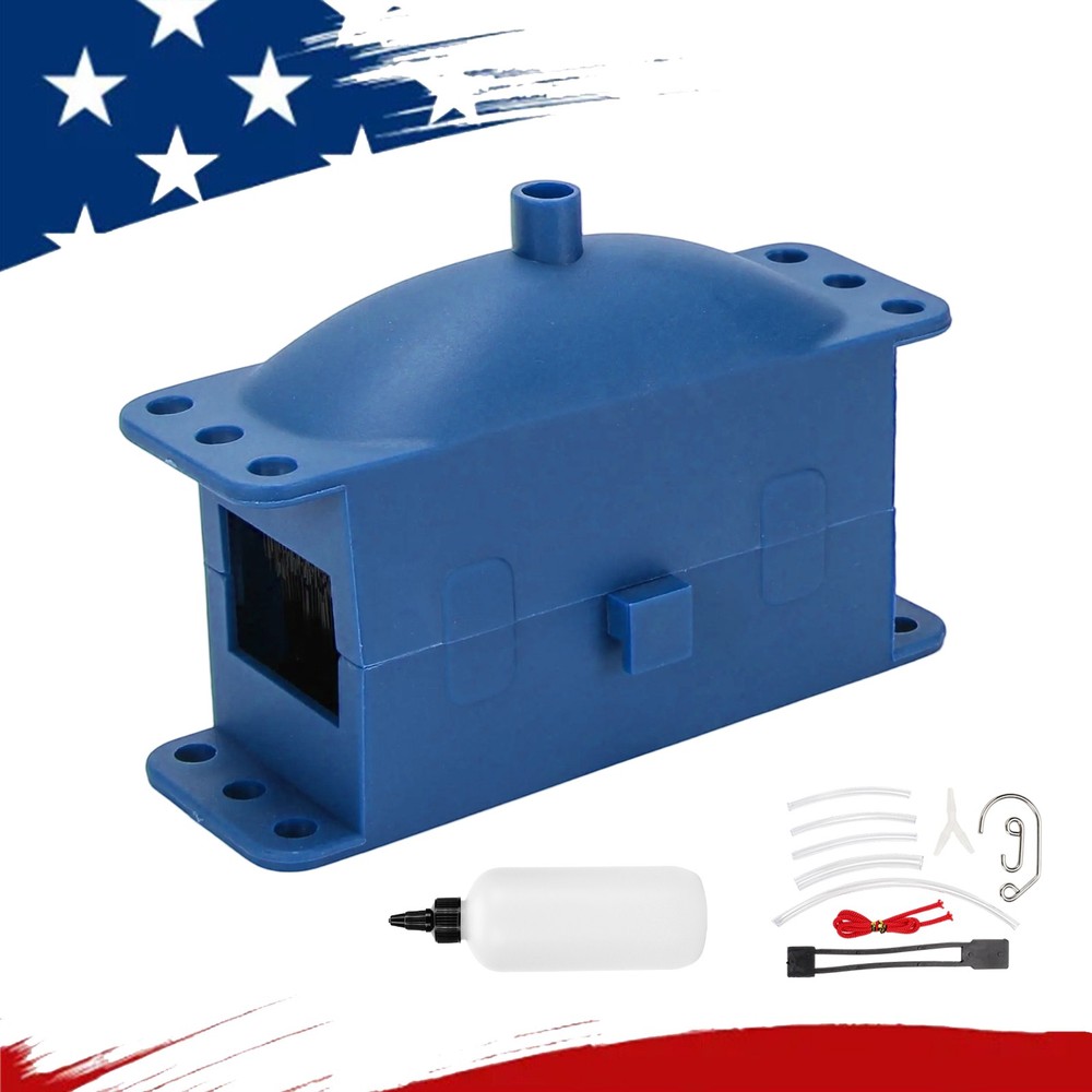 Motorcycle BLUE Chain Cleaning Machine Brush Gear Cleaner Tool Lube Device Kit