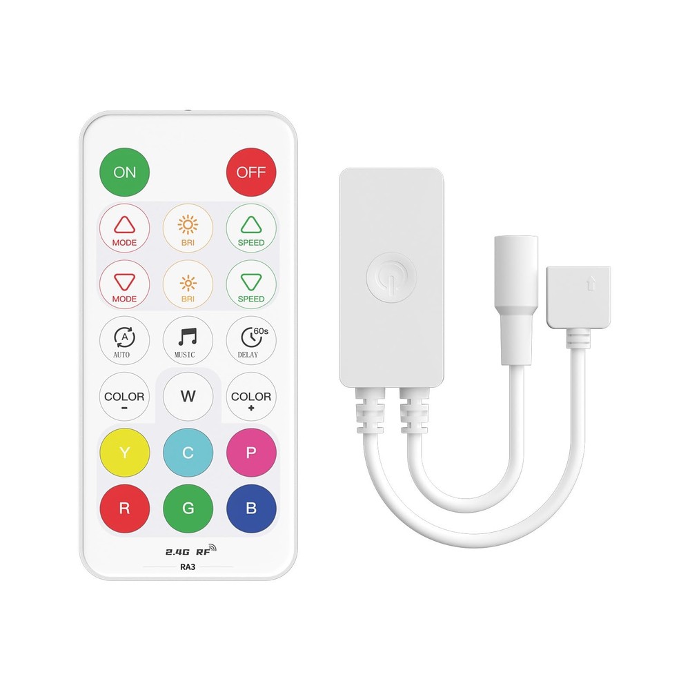 RGBW Controller Kit SP644E,2.4G RF Wireless Remote Control,RGBW Controller/Di...