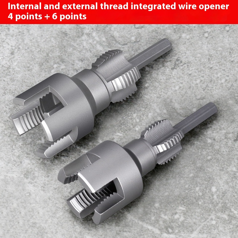 Dane Water Pipe Threader - An Integrated Internal and External Thread Cutting To