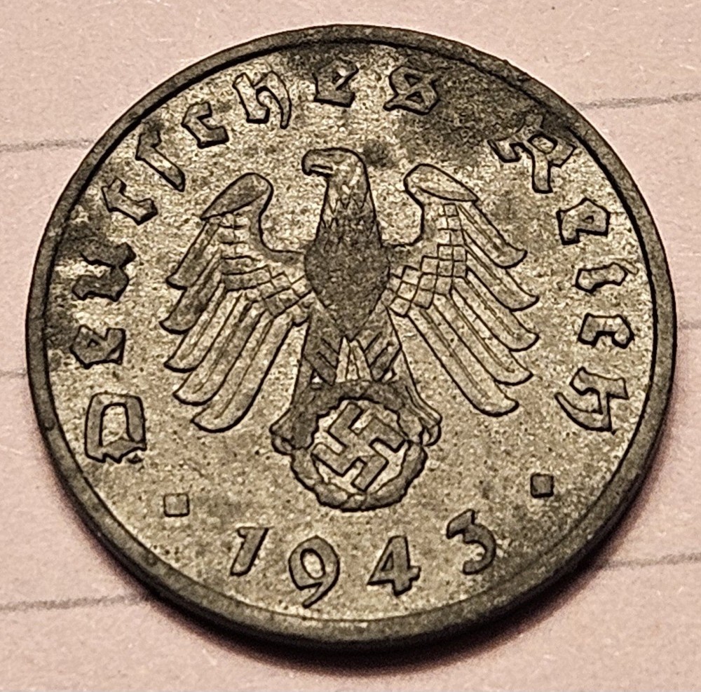 1943-A Germany 1 Pfennig