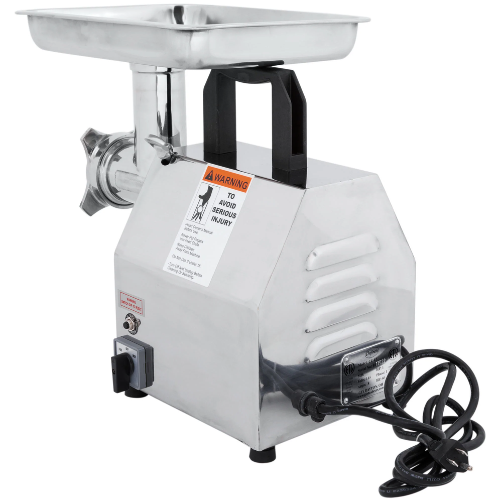 Globe Chefmate 250 lb. Meat Grinder