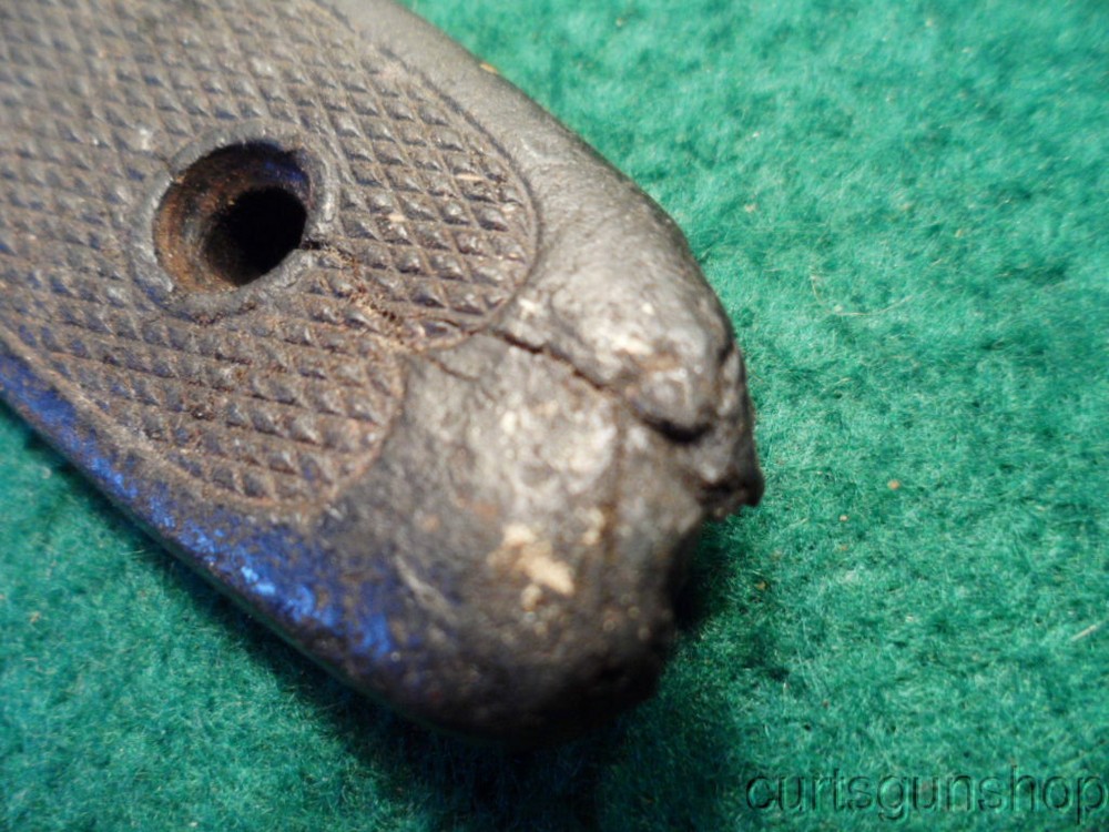 VINTAGE RIMFIRE .22 RIFLE COMPOSITE BUTT PLATE