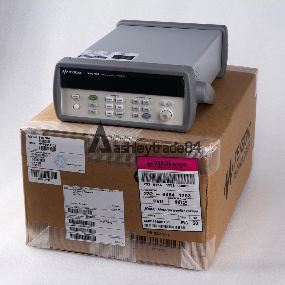 ONE NEW keysight 34970A data acquisition switch