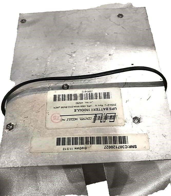 CONTROL MODULE INC. UPS BATTERY MODULE, 2050-012 R\ FOR GENUS G1 MAR