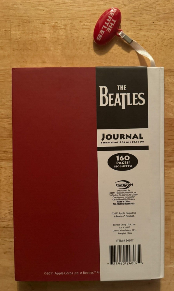 THE BEATLES 2011 JOURNAL A HARD DAY'S NIGHT
