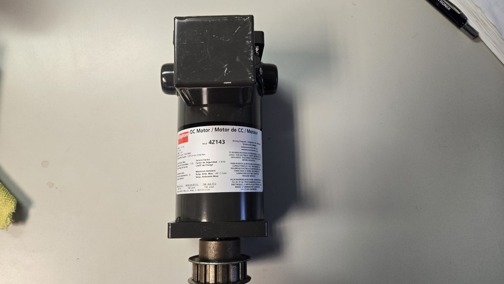 Electric DC motor Dayton 4Z143