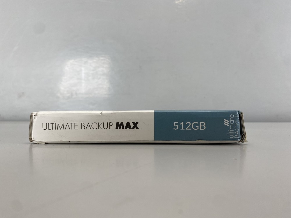 Ultimate Backup Max Multi-Port 512GB Storage Device with Antivirus & AI- Blue