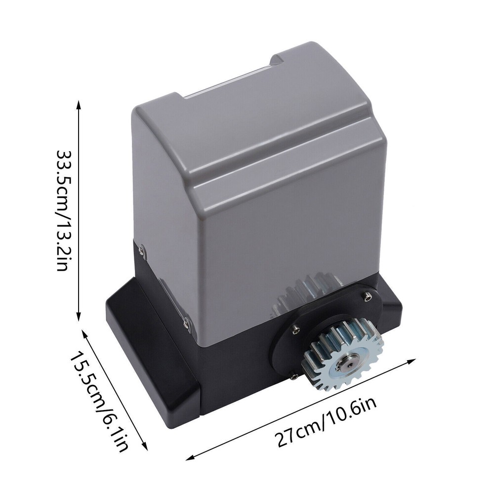 4400lb Electric Sliding WiFi Gate Opener Operator Kit Automatic Remote Control