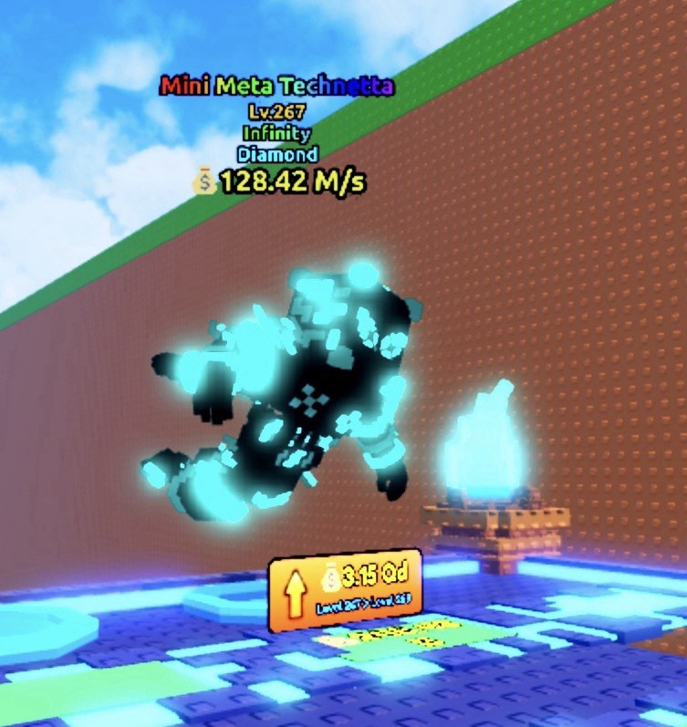 Mini Meta Technetta Infinity Diamond Lv.267 ESCAPE TSUNAMI FOR BRAINROTS