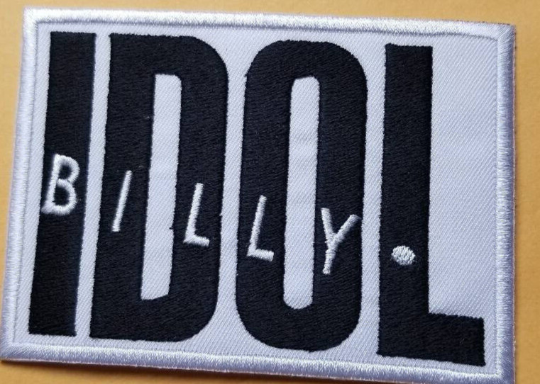 Embroidered BILLY IDOL Patch 2.75x3.75"