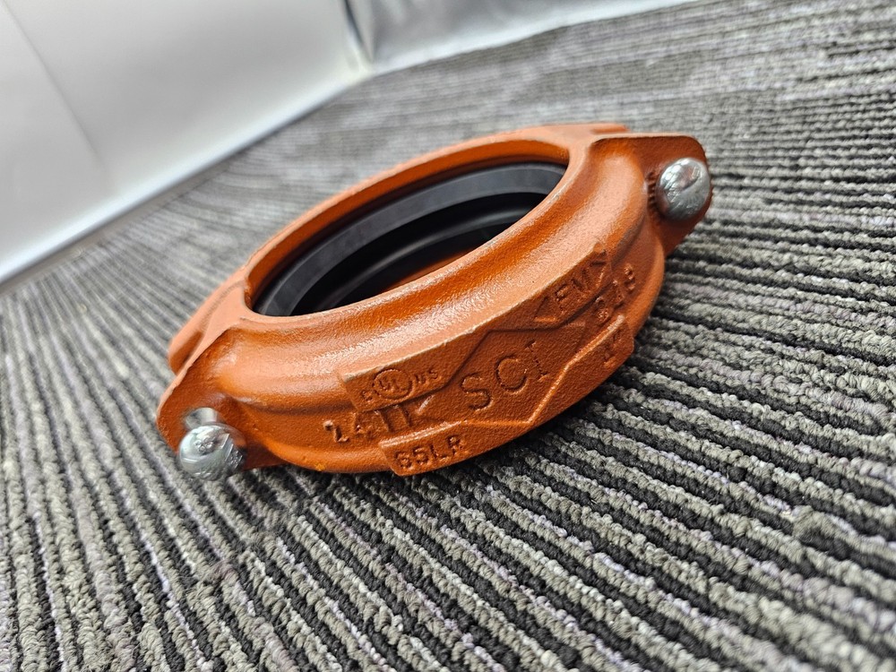 SCI 4” Rigid Coupling UL/FM 65LR Orange