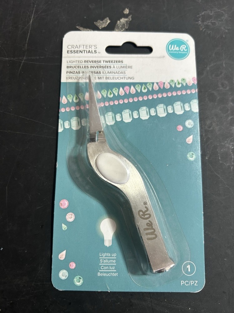 WeR Memory Keepers Lighted Reverse Tweezers
