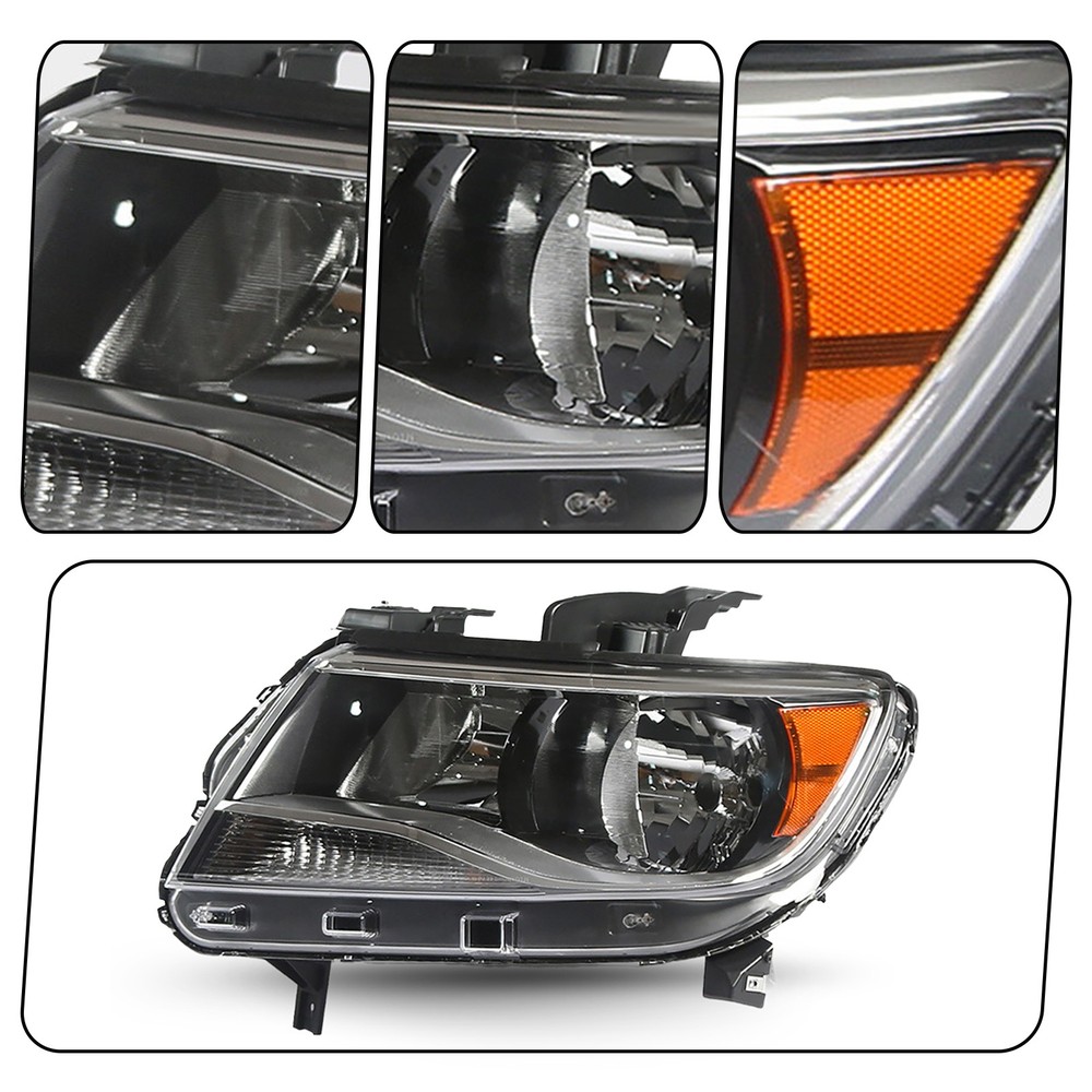 Halogen Headlight Assembly W/ Bulb For 2015-2022 Chevy Colorado Pair Left+ Right