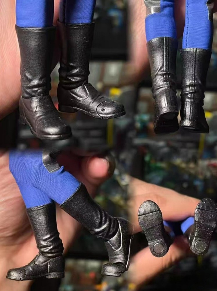 1/12 Scale Tactical Boots Model for 6'' Nota