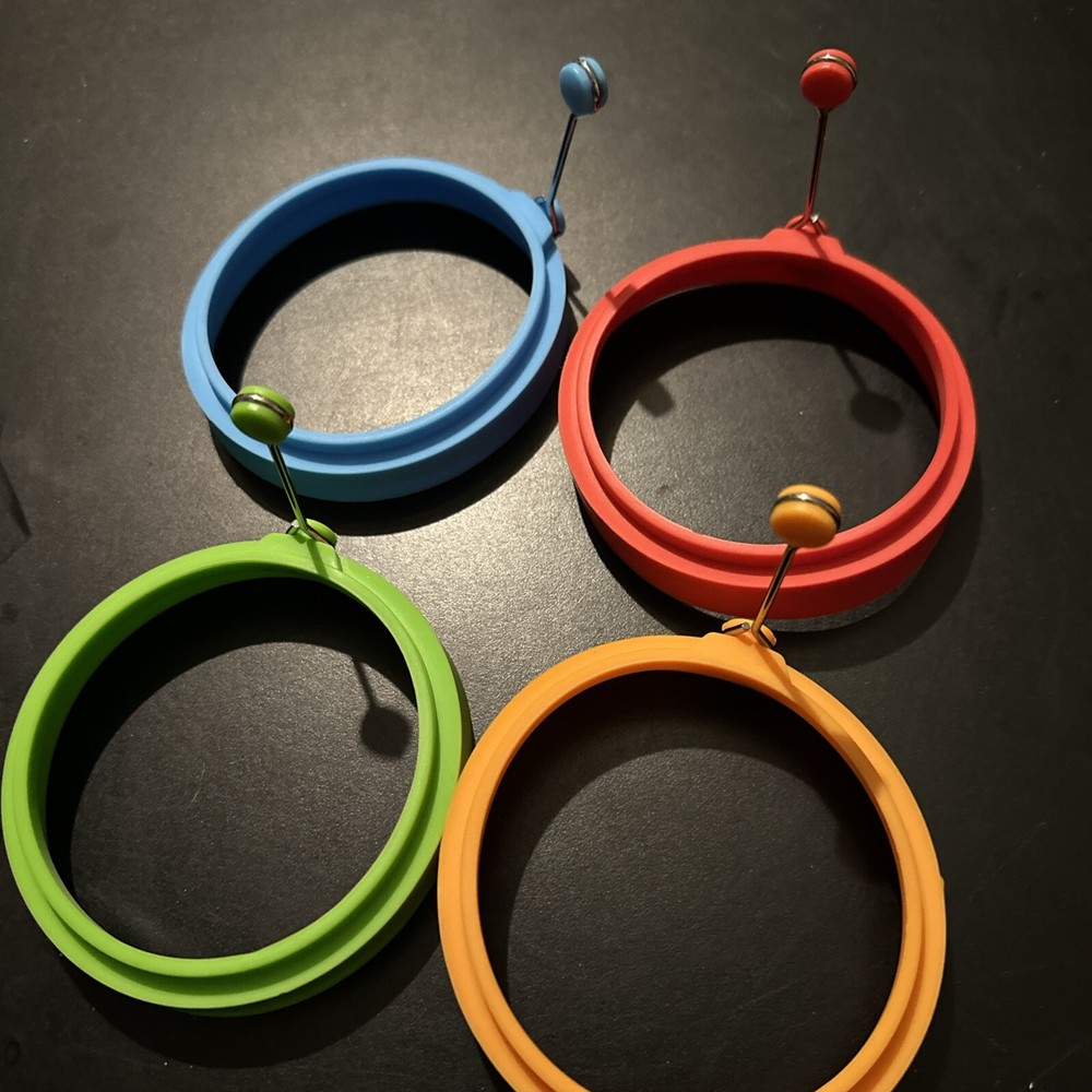 4 Piece Egg Fried Molds Silicone Ring