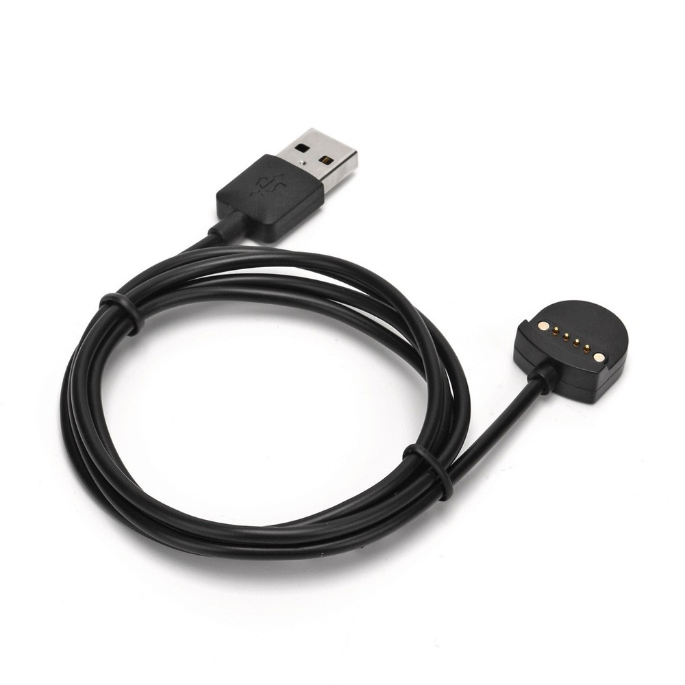 100CM Black Watch Magnetic Charging Cable ABS Charging Cable For Ticwatch S/E