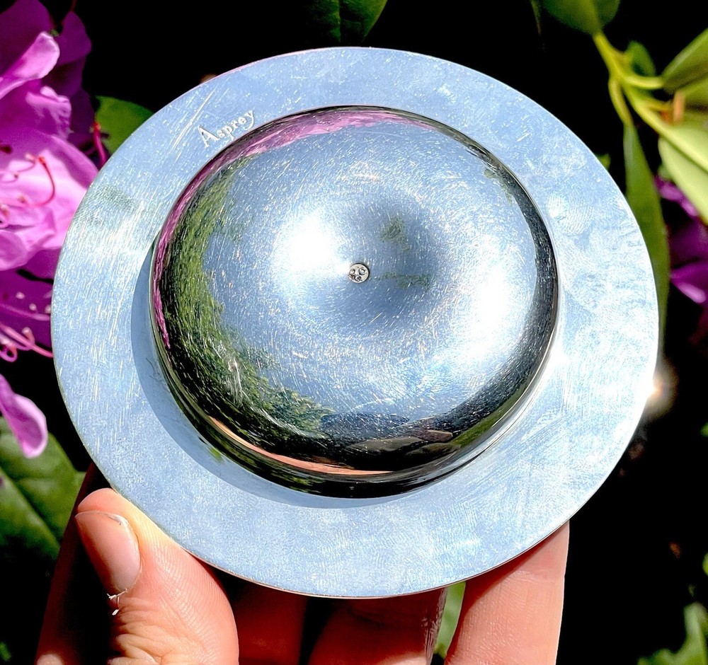 Asprey Solid Sterling Silver Hallmarked Armada Dish Bowl Plate