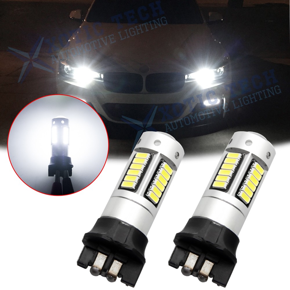 Xenon White Error Free PWY24W 30-SMD LED Bulb For BMW Daytime Running Light Bulb
