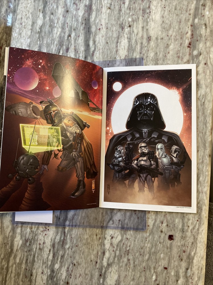 2015 Tom Hodges Autographed Signed Sketchbook; Pristine Authentic; Star Wars COA