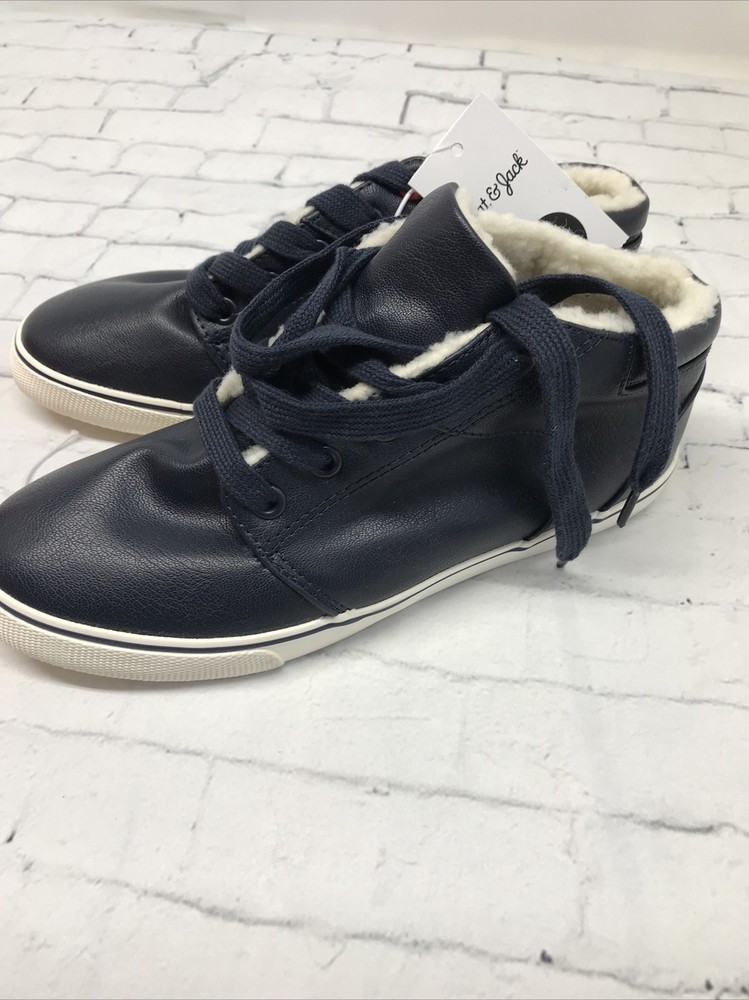 Boys Size 4 Sneaker Cat & Jack Blue High Top Winter Boot