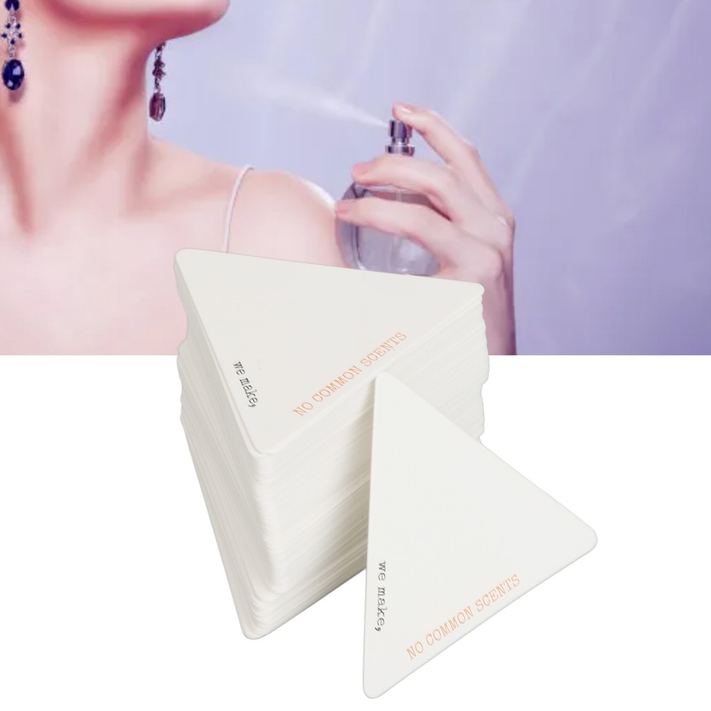100pcs Triangle Shape Perfume Test Strips Fragrance Blotter Strips ABE