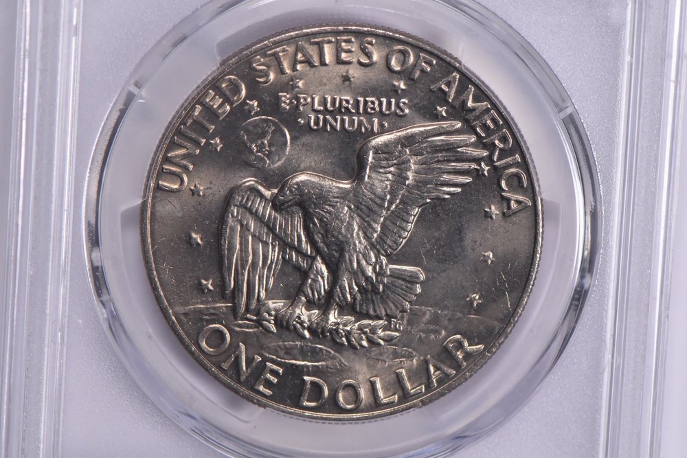 MS65 1974 Eisenhower Dollar Ike PCGS Blue Lbl