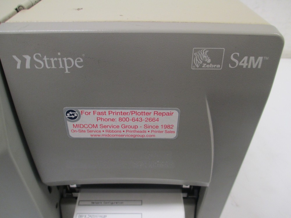 Zebra Stripe S4M Thermal Label Printer
