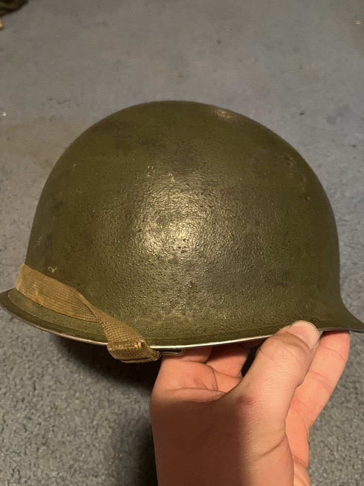 Early WW2 FS FB M1 Helmet & Liner