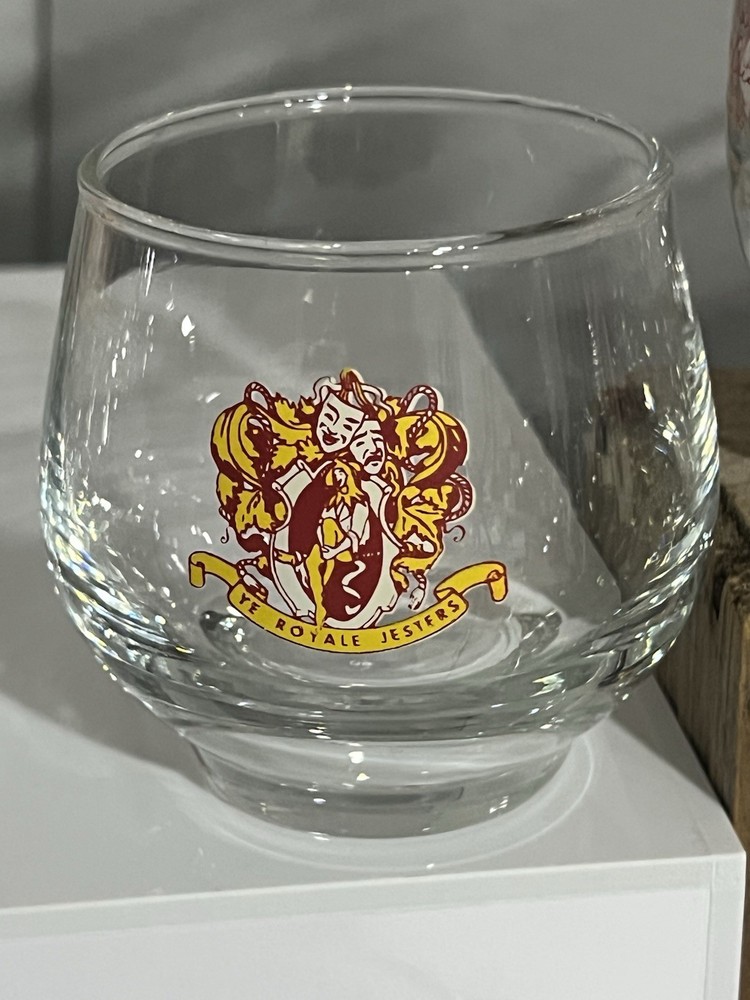 19 Assorted Bar Glasses Drinkware Ye Royale Jesters Organization Comedy Barware