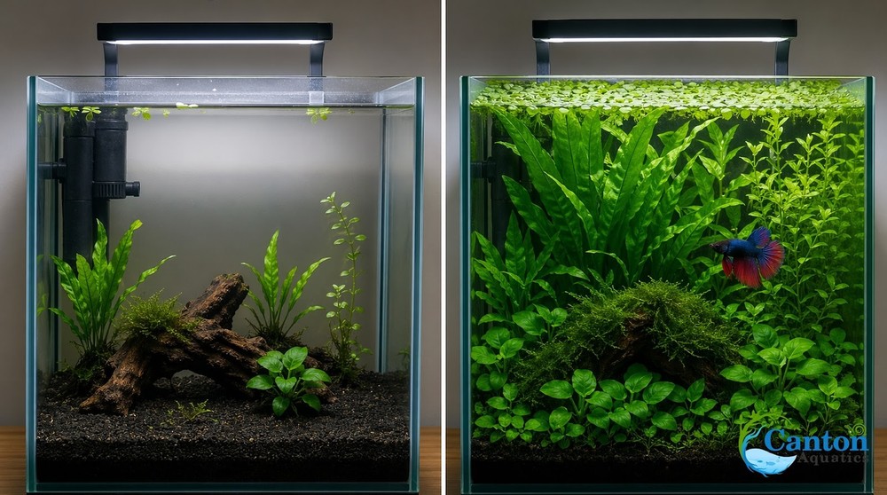 Betta Fish Plant Bundle 5 Live Plants Low Light Aquarium Kit Java Fern