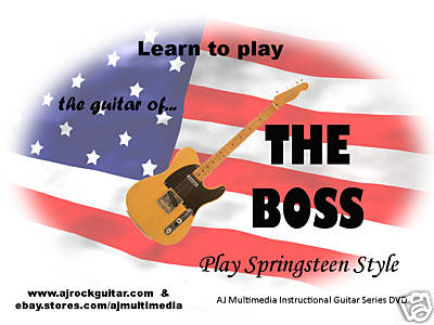 Custom Guitar Lessons, Learn Bruce Springsteen - DVD Video