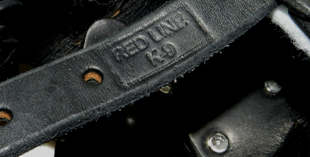 RedLine K9 Standard Leather Dog Muzzle Size S