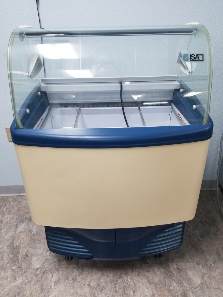 ISA Samoa 4 Pan Gelato Refrigerated Display Case