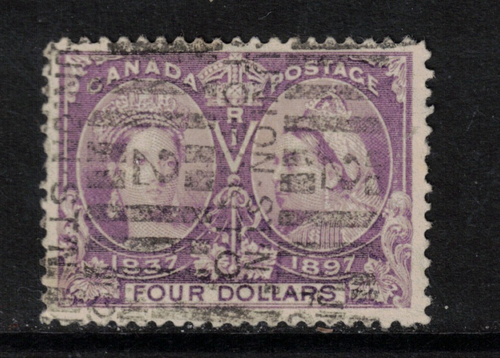 Canada #64 Very Fine Used With Neat Roller Cancel