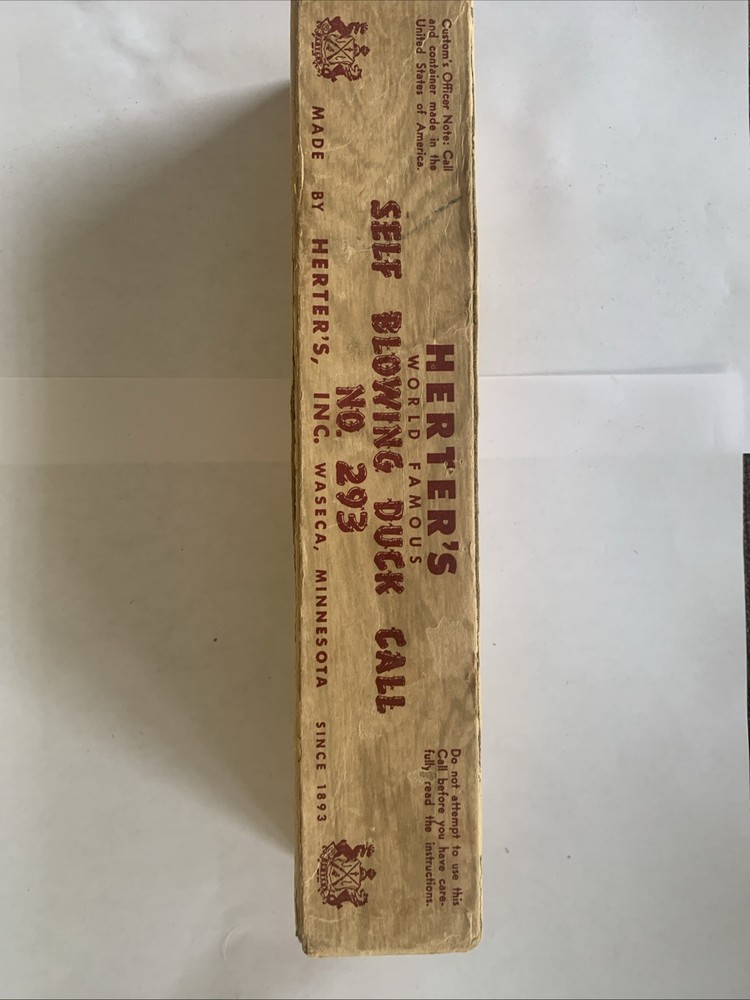 Herters Game Call Box Lot