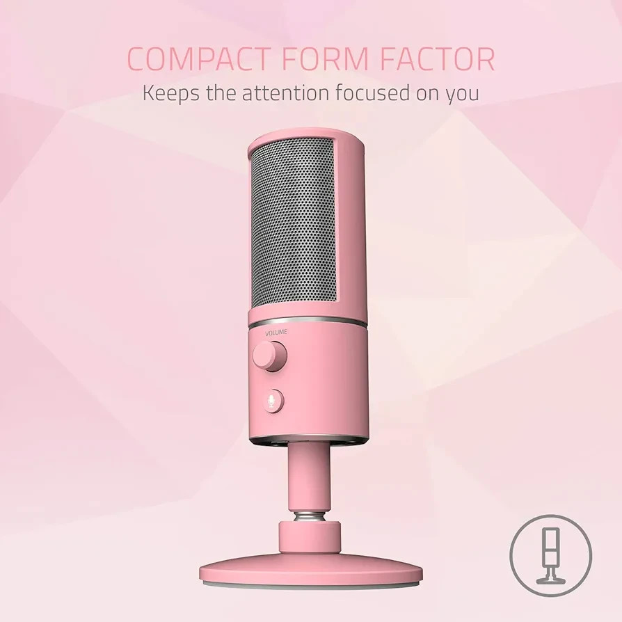 Razer X USB Streaming Microphone | Never used | Pink Quartz